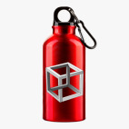 Металлическая бутылка 400 мл UV-DTF