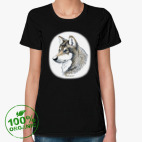 Женская футболка органик