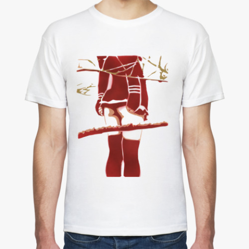 Футболка с принтом Сексуальная девушка