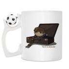 Кружка с футбольным мячиком