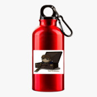 Металлическая бутылка 400 мл UV-DTF