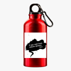 Металлическая бутылка 400 мл UV-DTF