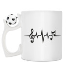 Кружка с футбольным мячиком