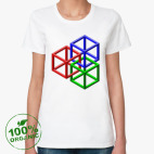 Женская футболка органик