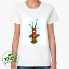 Женская футболка органик