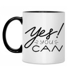 Кружка двухцветная