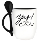 Кружка с ложкой