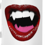 Красные губы, белые клыки