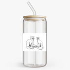 Банка с бамбуковой крышкой