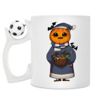 Кружка с футбольным мячиком