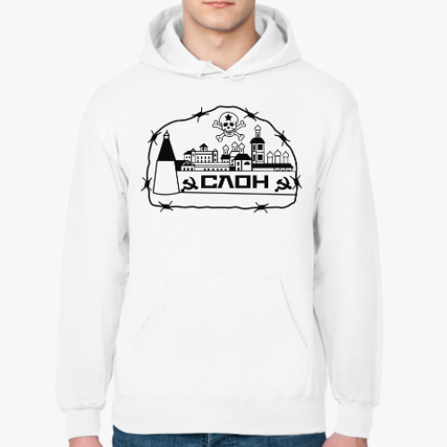 Толстовка худи с принтом слон