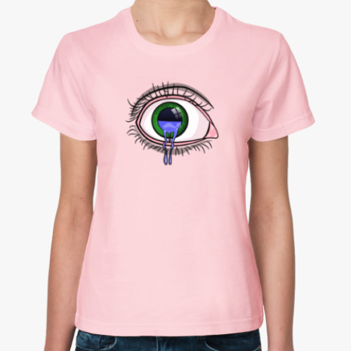 Женская футболка с принтом Океан