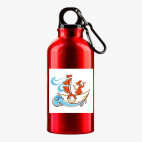 Металлическая бутылка 400 мл UV-DTF