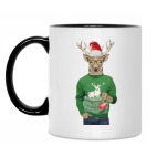 Кружка двухцветная