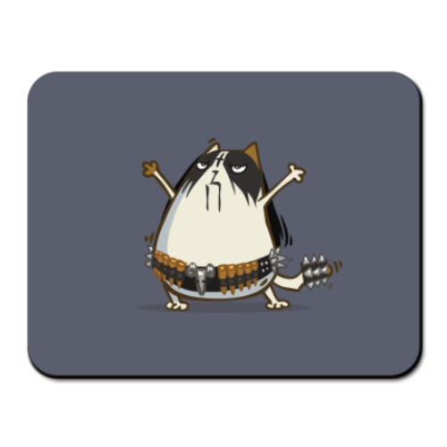 Коврик для мыши с принтом Металкот — Пятничный Котик №29