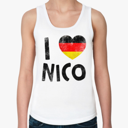 Женская майка I LOVE NIKO