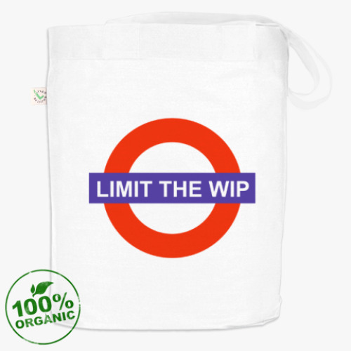 Сумка шоппер с принтом Limit The WIP