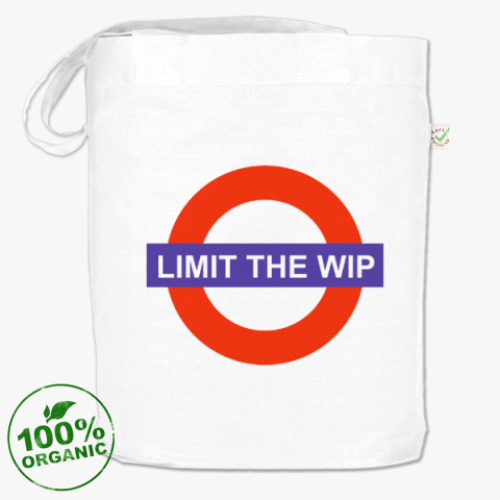 Сумка шоппер с принтом Limit The WIP