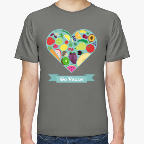 Футболка Сердце вегана