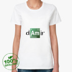 Женская футболка органик