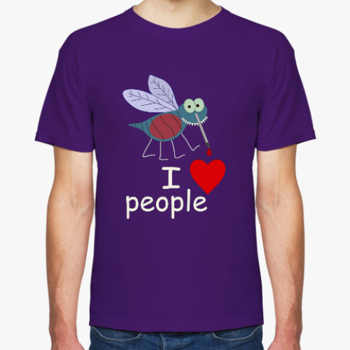 Футболка Комар. I love people