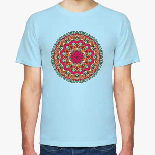 Футболка с принтом Мандала