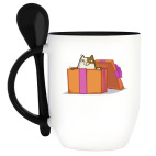 Кружка с ложкой