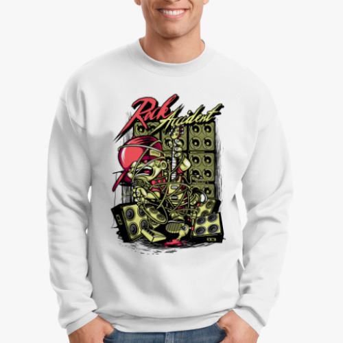 Свитшот с принтом Рок