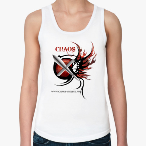 Женская майка с принтом Chaos