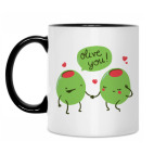 Кружка двухцветная