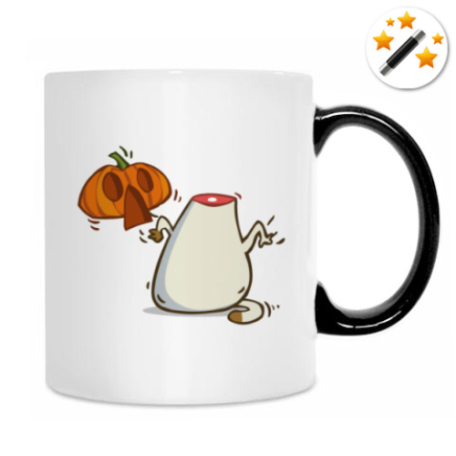 Кружка-хамелеон с принтом Хэллокот (№27)