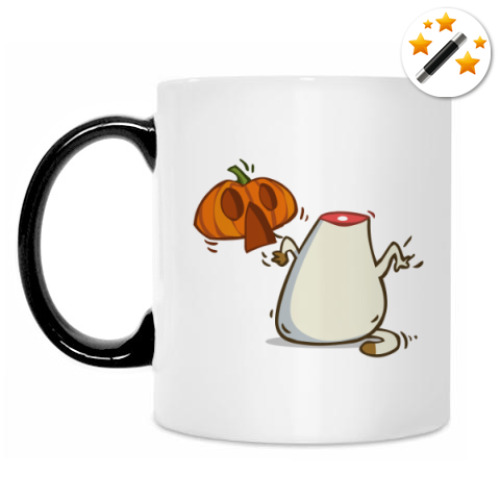 Кружка-хамелеон с принтом Хэллокот (№27)