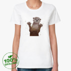 Женская футболка органик