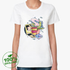 Женская футболка органик