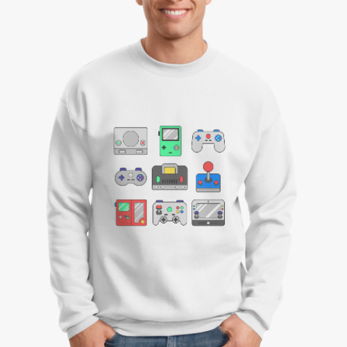 Свитшот с принтом Приставка