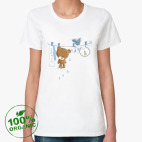 Женская футболка органик