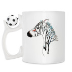 Кружка с футбольным мячиком