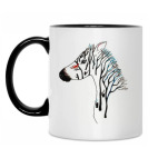 Кружка двухцветная