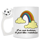 Кружка с футбольным мячиком