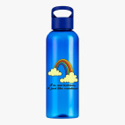 Прозрачная спортивная бутылка