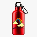 Металлическая бутылка 400 мл UV-DTF