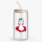 Банка с бамбуковой крышкой