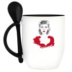 Кружка с ложкой