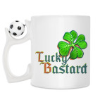 Кружка с футбольным мячиком