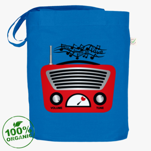 Сумка шоппер Настройся на волну любви