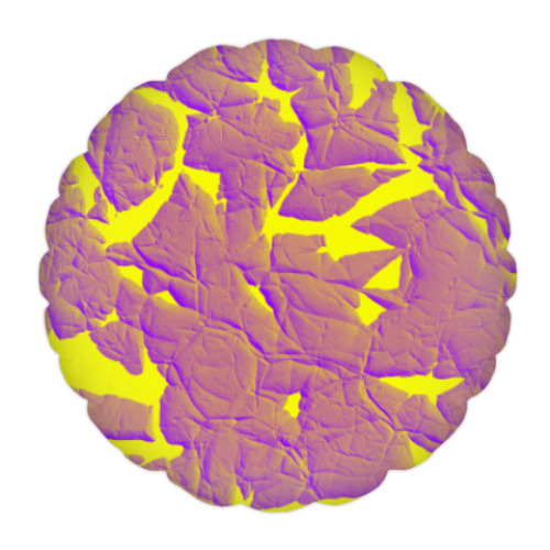 Подушка с принтом трещины