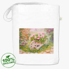 Тележка с цветами