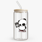 Банка с бамбуковой крышкой