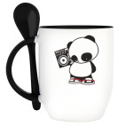 Кружка с ложкой