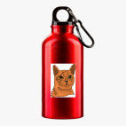 Металлическая бутылка 400 мл UV-DTF